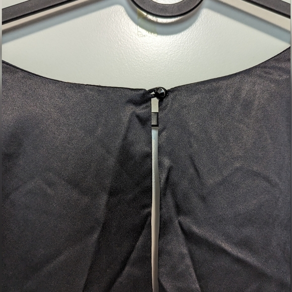 7 For All Mankind Mini Black Silk Dress​​ - Picture 6 of 10